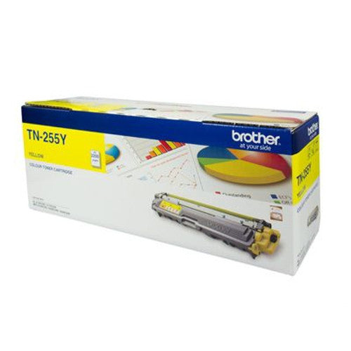 Brother Original High Yield Toner Cartridge TN255Y 1400 Pages Yellow