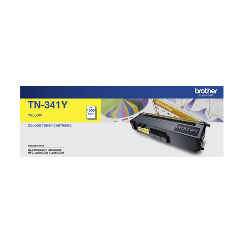 Brother Toner Cartridge TN341Y 1500 Pages Yellow