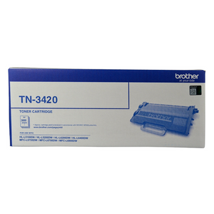 Brother High Yield Toner Cartridge TN3420 3000 Pages Black