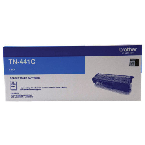 Brother TN441C Toner Cartridge 1800 Pages Cyan