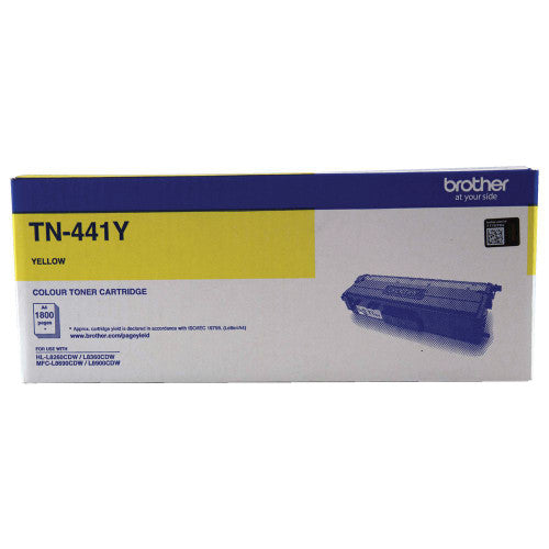 Brother TN441Y Toner Cartridge 1800 Pages Yellow