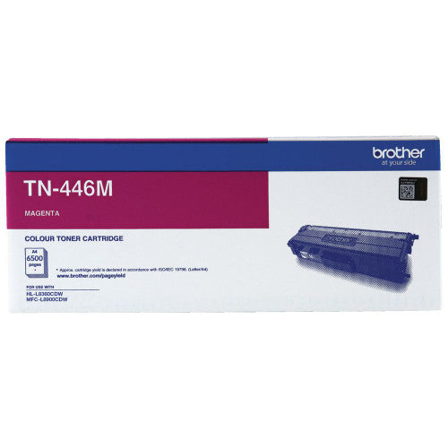 Brother TN446M Extra High Yield Toner Cartridge 6500 Pages Magenta