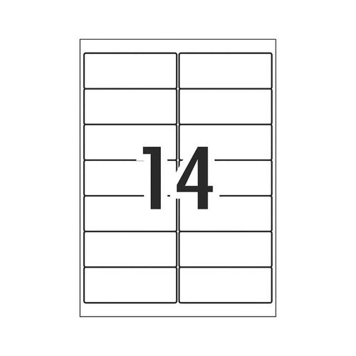 Bala A4 Laser Labels 14 Per Page 99 x 38.1mm Box of 100