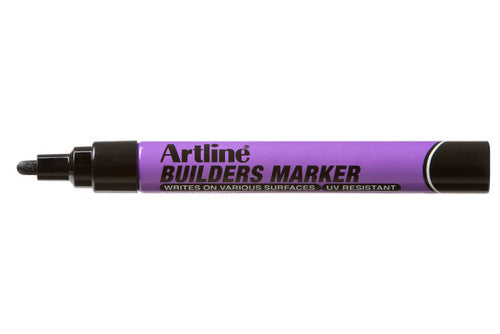 Artline Builders Permanent Marker Black Hangsell Box of 12