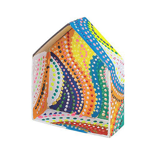 Creative School Supply Papier MÃ¢chÃ© Houses Pack of 12