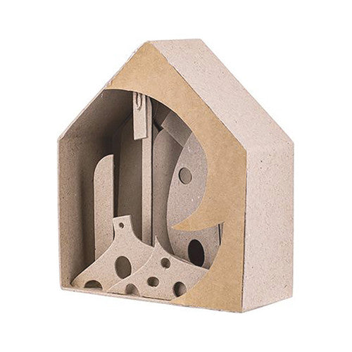 Creative School Supply Papier MÃ¢chÃ© Houses Pack of 12