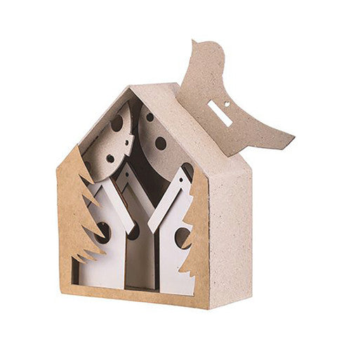 Creative School Supply Papier MÃ¢chÃ© Houses Pack of 12
