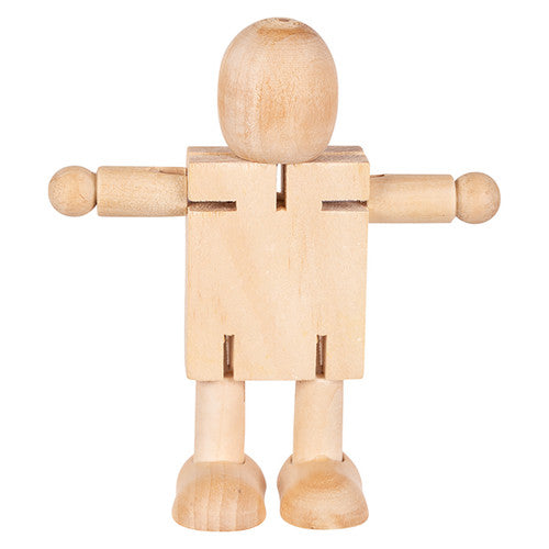 Creative School Supply Wooden Robots Pack of 5