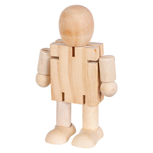 Creative School Supply Wooden Robots Pack of 5