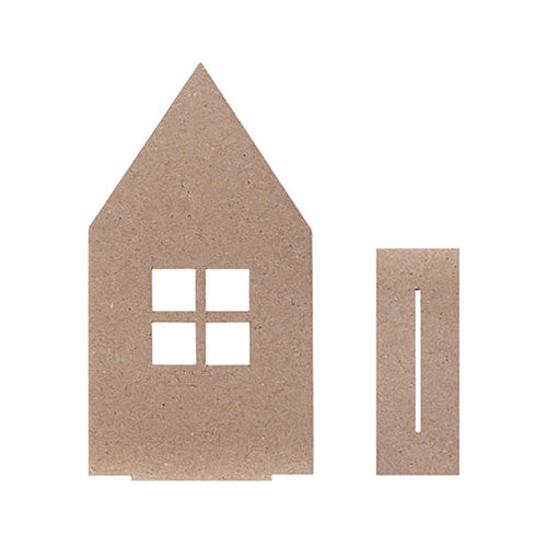 Creative School Supply Papier MÃ¢chÃ© Standing Houses Pack of 10