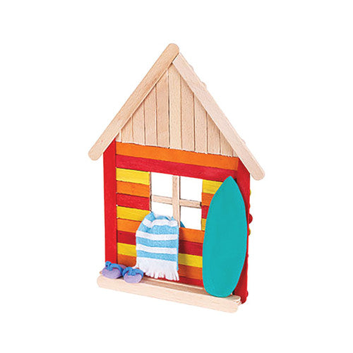 Creative School Supply Papier MÃ¢chÃ© Standing Houses Pack of 10