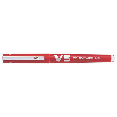 Pilot BXC-V5 BegreeN Hi-Tecpoint Rollerball Pen 0.5mm Red Box of 12