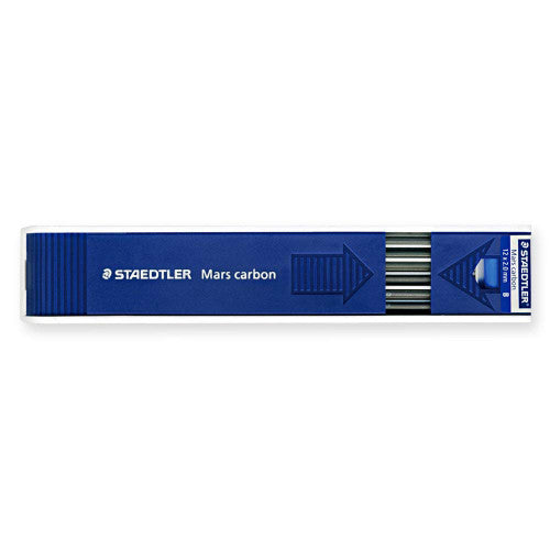 Staedtler Mars 2mm Carbon Leads B Tray of 12 200-B