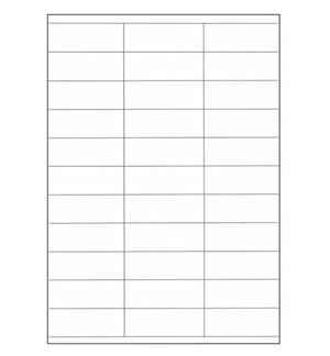 Bala A4 Perforated Card 33 Tags 210x296mm 135gsm White Ream of 500 - image 1