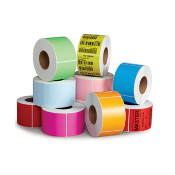 Bala Direct Thermal Labels Permanent Adhesive Perforated 100 x 150mm Blue Roll of 1000