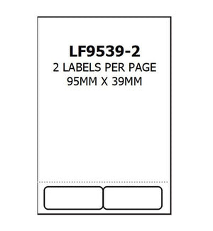 Bala Integrated Labels 95 x 39mm Pack of 500 Sheets - image 1