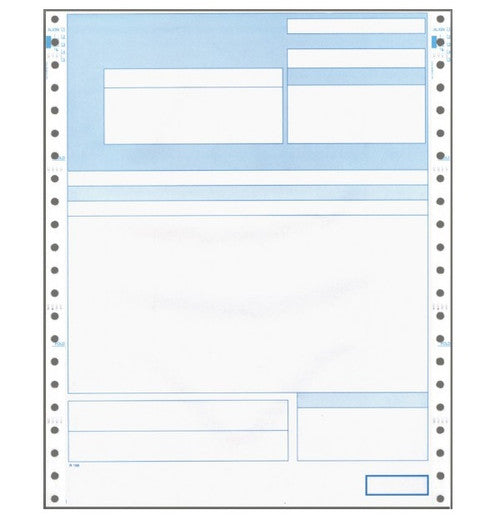 Bala Invoice Credit Continuous Business Forms 279 x 229mm Box of 750 - image 1