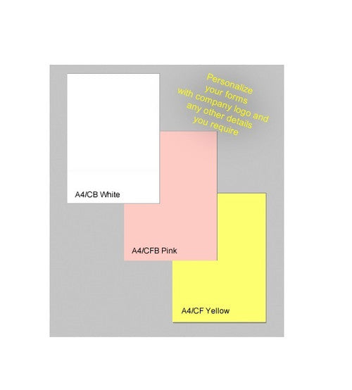Bala A4 carbonless paper loaded into an office laser printer tray