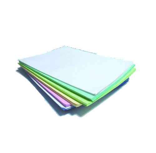 Completed multi-copy invoice set produced using Bala A4 laser carbonless paper