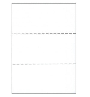 Bala A4 plain white paper with 2 horizontal perforations, 210x296mm, 80gsm, ream of 500 sheets
