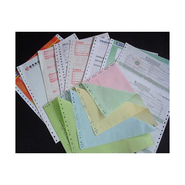 Bala invoice continuous forms carton suitable for dot-matrix business printing