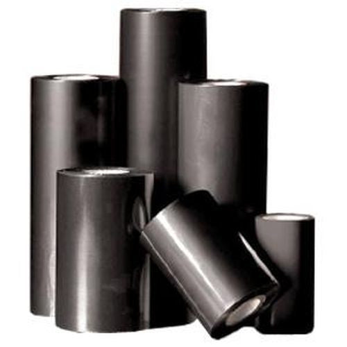 Bala Premium Wax Resin Ribbon 110mm x 70m Black on 1-inch core, coated side out