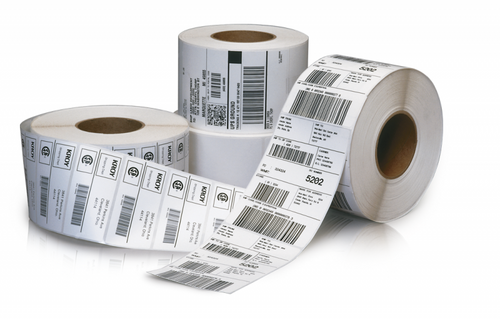 Bala thermal transfer label roll suitable for cold storage and shipping