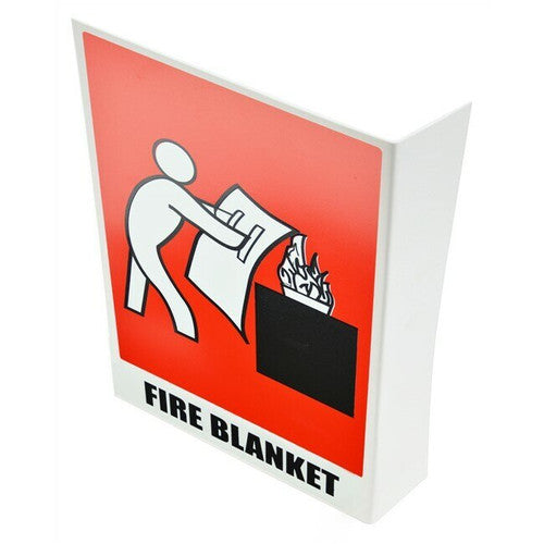 Bantex Fire Blanket Location Sign Angled - image 1