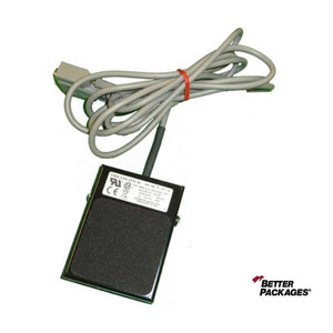 Single foot pedal with a black textured tread and a Treadlite II label, a long grey cable ending in a connector, and a Better Packages logo in the corner of the photograph