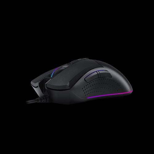 Bloody W90 Pro gaming mouse cable and underside sensor view