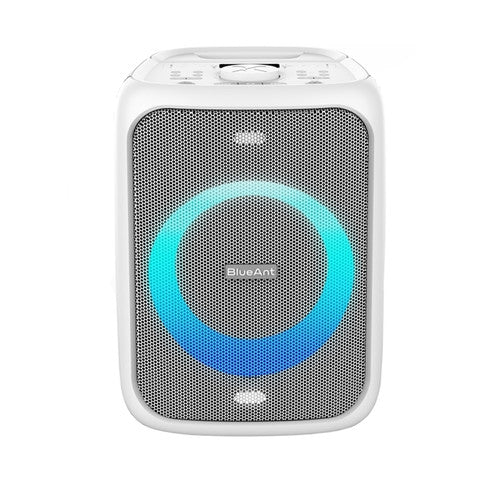 BlueAnt X5 60-Watt Bluetooth Party Speaker in white, front view