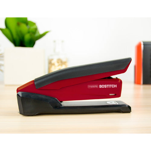 Bostitch InPower stapler with integrated staple remover and storage compartment visible