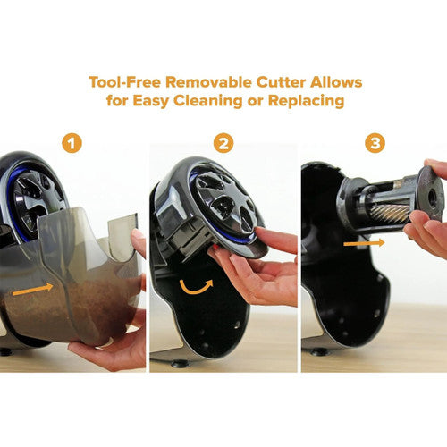 Close-up of Bostitch EPS11K replacement cutter blade compatible with standard and coloured pencils