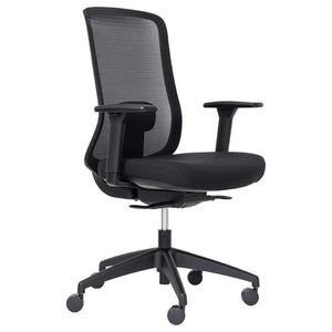 Buro Elan Mesh Back Chair With Arms Black - image 1