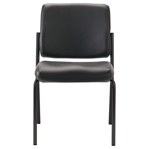 Buro Lindis stackable visitor chair without arms, side profile view