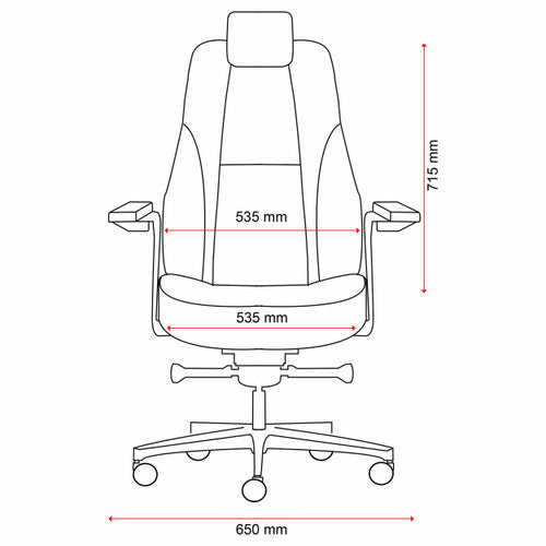 Buro Maverick 24/7 controller chair armrest detail showing retractable folding arm in raised position
