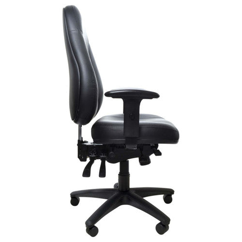 Buro Persona 24/7 chair showing height and width adjustable arms