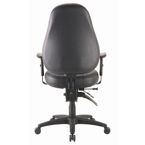 Close-up of Buro Persona 24/7 ratchet lumbar and back support