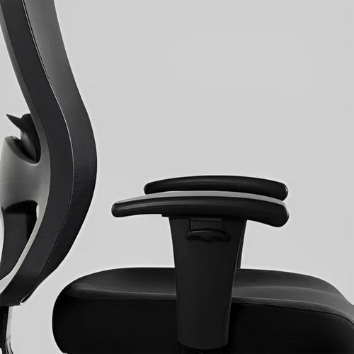 Buro Tidal Chair 3-lever mechanism detail beneath seat showing adjustment controls