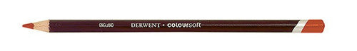 Derwent Coloursoft Pencil Bright Orange Box of 6