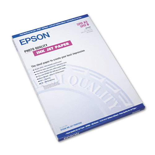 Epson S041069 Photo Quality Paper A3+ 102gsm Pack 100 Sheets