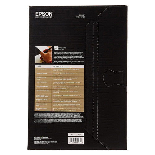 Epson S041637 Velvet Fine Art Paper A3+ 329mm x 483mm 20 Sheets
