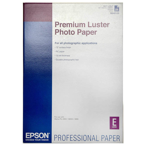 Epson S042123 Premium Luster Fine Art Paper A2 Pack 25 Sheets