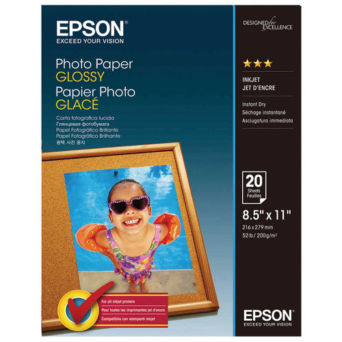 Epson S042535 Gloss Photo Paper A3+ 200gsm Pack 20 Sheets