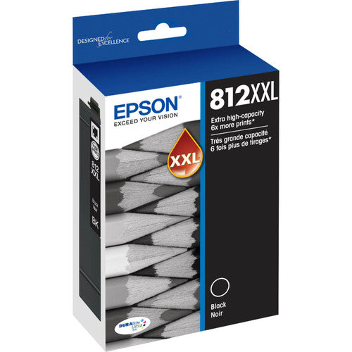 Epson C13T02K192 812XXL Extra High Capacity Durabrite Ultra Ink Black