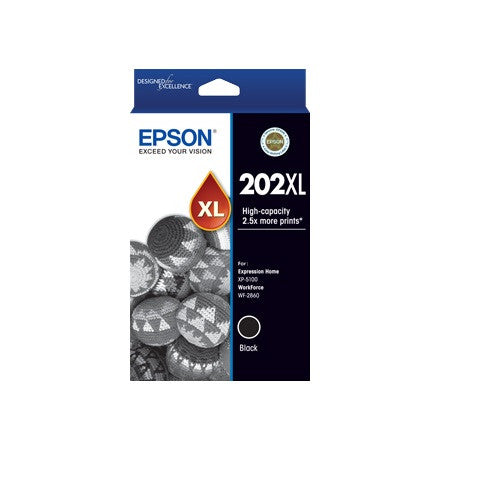 Epson C13T02P192 202XL High Yield Ink Black