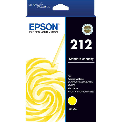 Epson C13T02R492 212 Standard Capacity Ink Yellow
