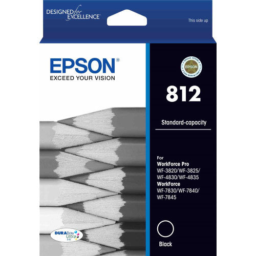 Epson C13T05D192 812 Standard Capacity Durabrite Ultra Ink Black