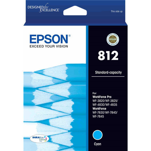 Epson C13T05D292 812 Standard Capacity Durabrite Ultra Ink Cyan