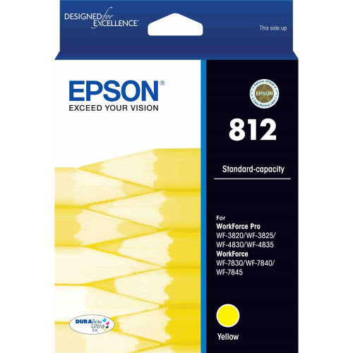Epson C13T05D492 812 Standard Capacity Durabrite Ultra Ink Yellow